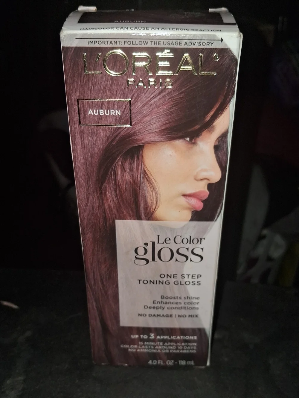 L'Oreal Le Color Gloss Toning Gloss - Auburn Brown